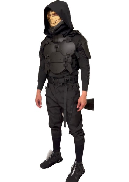 Siber Ninja Maskesi (Sadece Plastik Aparattır!!!) 3D indirimleri