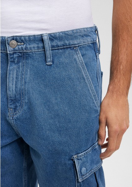 Hamburg MV91 Street İndigo Mavisi Jean Şort 0410681-87150