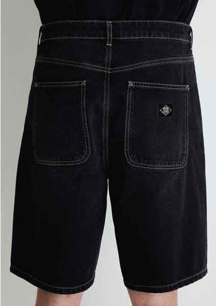 Bonn MV91 Street Duman Gri Jean Şort 0410719-87172
