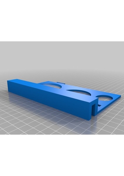 Cam Durak Duvar Duş Caddy Rafı (Sadece Plastik Aparattır!!!) 3D
