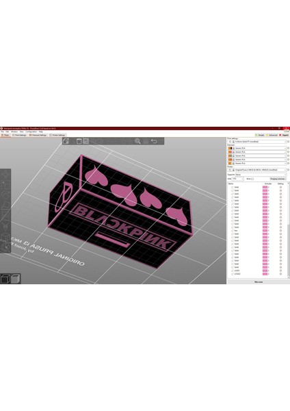 Blackpink Moneybox - Kpop - Mmu Çok Renk (Sadece Plastik Aparattır!!!) 3D