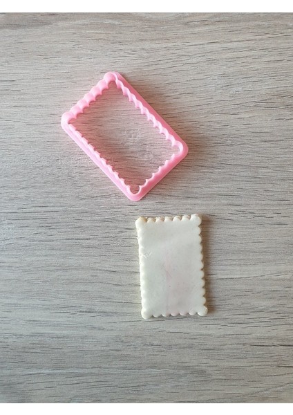 Küçük Tereyağı Kurabiye / Küçük Tereyağı Kurabiye Kesici (Sadece Plastik Aparattır!!!) 3D