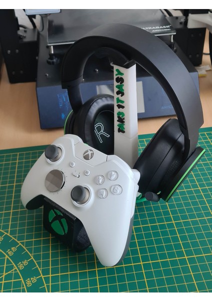 Xbox Elite Kumanda ve Kulaklık Standı (Sadece Plastik Aparattır!!!) 3D indirimleri