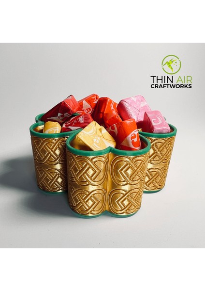 Dört Yapraklı Yonca Şeker Kasesi ve Vazo (Sadece Plastik Aparattır!!!) 3D fiyatları