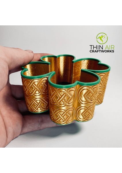 Dört Yapraklı Yonca Şeker Kasesi ve Vazo (Sadece Plastik Aparattır!!!) 3D modelleri