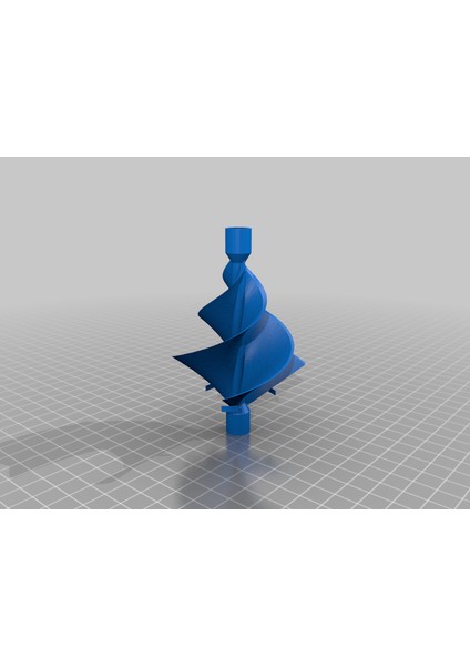 Manyetik Yataklarla Arşimet Rüzgar Türbini (Sadece Plastik Aparattır!!!) 3D fırsatları