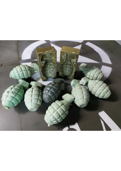 Mkıı Ananas Bombası Kalıbı (Sadece Plastik Aparattır!!!) 3D