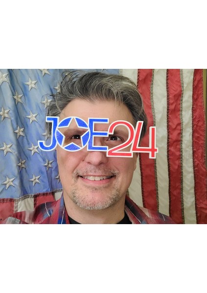 JOE24 Joe Biden Destekçi Gözlükleri ve Buzdolabı Mıknatıs (Sadece Plastik Aparattır!!!) 3D modelleri