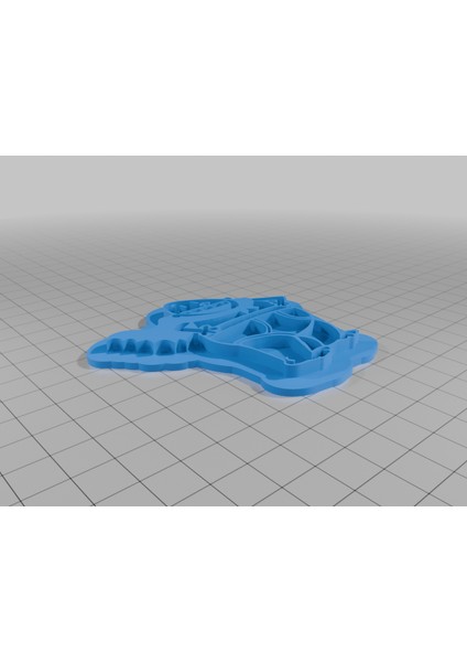 Kaptan Ustalık Kurabiye Kesici (Sadece Plastik Aparattır!!!) 3D fiyatları