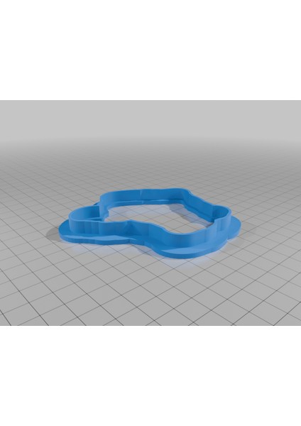 Kaptan Ustalık Kurabiye Kesici (Sadece Plastik Aparattır!!!) 3D modelleri