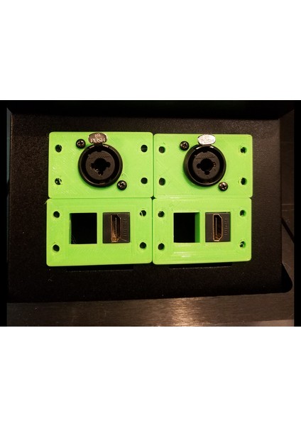 IPS - Montaj Plakaları; Xlr, Keystone, Boşluklar (Sadece Plastik Aparattır!!!) 3D fiyatları