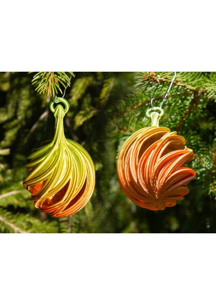 Çift Spiral Noel Ampul 2024 (Sadece Plastik Aparattır!!!) 3D modelleri