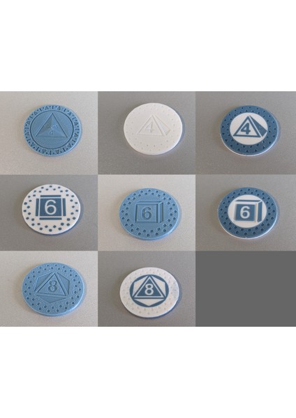 Rehberlik ve Bartik Ilham Için Dnd Zar Paraları (Sadece Plastik Aparattır!!!) 3D modelleri