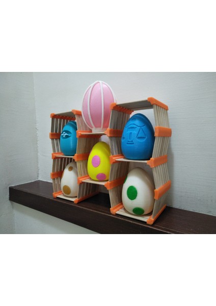 Sürpriz Yumurta Için Popsicle Sopa Rafı (Sadece Plastik Aparattır!!!) 3D fiyatları