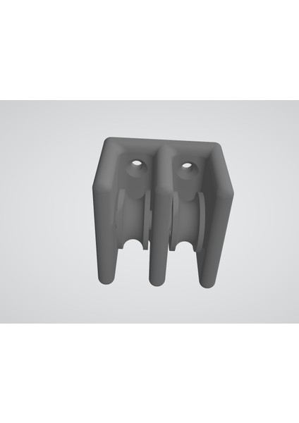Çift Kasnak Duvar Montajı (Sadece Plastik Aparattır!!!) 3D fiyatları