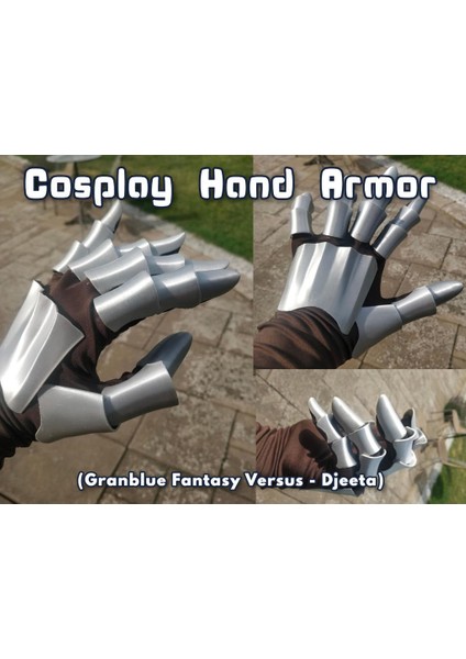 Cosplay El Zırhı V1 (Djeeta Granblue Fantasy) (Sadece Plastik Aparattır!!!) 3D
