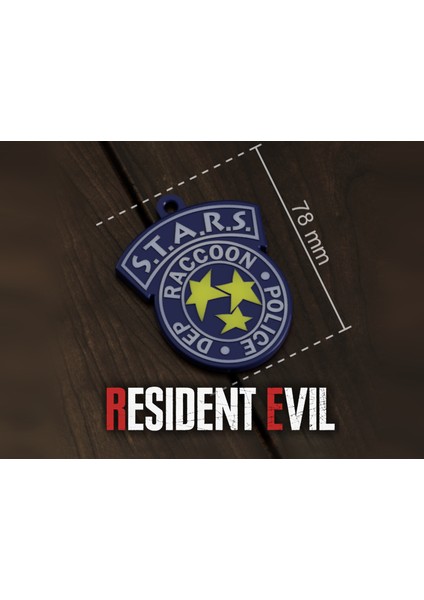 Resident Evil -Badge R.p.d. - S.t.a.r.s (Sadece Plastik Aparattır!!!) 3D fiyatları