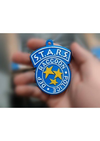 Resident Evil -Badge R.p.d. - S.t.a.r.s (Sadece Plastik Aparattır!!!) 3D fırsatları