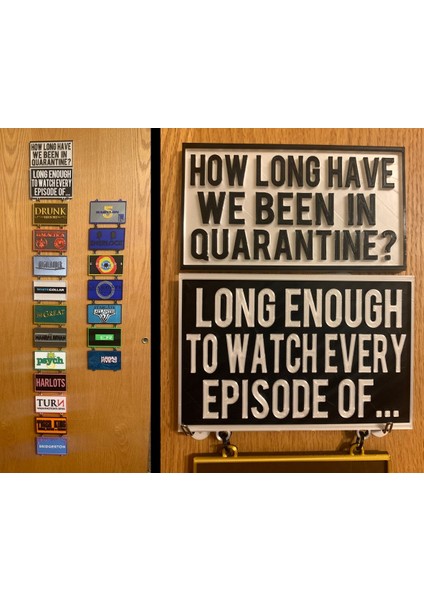 Karantinayı Tv Binges ile Ölçün - Top 2 Panel (Sadece Plastik Aparattır!!!) 3D fiyatları