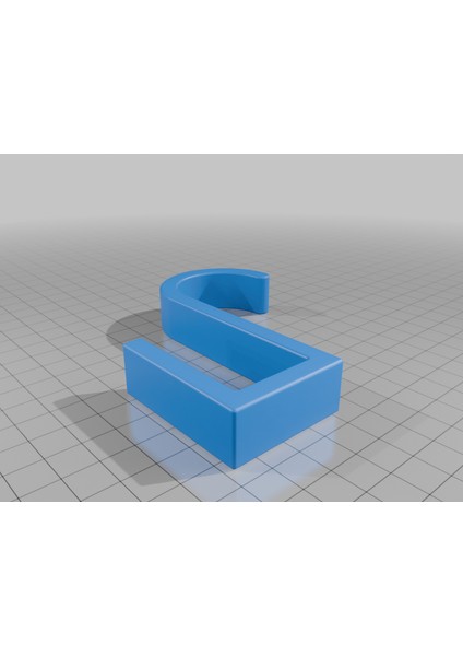[scad] Yine Başka Bir Özelleştirilebilir Duş Kancası (Sadece Plastik Aparattır!!!) 3D fiyatları