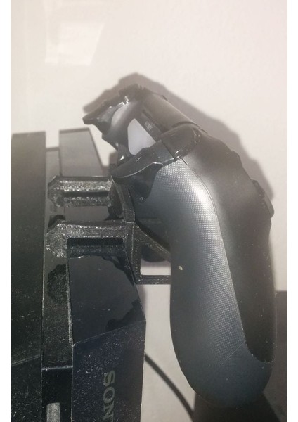 Ps4 Dualshock Tutucu Dikey (Sadece Plastik Aparattır!!!) 3D