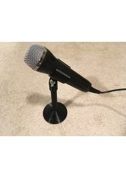 Masaüstü Mikrofon Stand Rock Band Mikrofonu (Sadece Plastik Aparattır!!!) 3D fiyatları