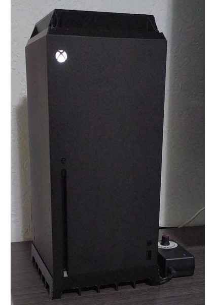 Xbox Series x 120 mm Fan Adaptörü ve Alt Toz Filtresi (Sadece Plastik Aparattır!!!) 3D