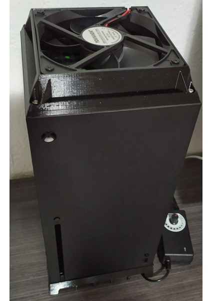 Xbox Series x 120 mm Fan Adaptörü ve Alt Toz Filtresi (Sadece Plastik Aparattır!!!) 3D modelleri