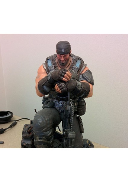Gears Of Wars Marcus Fenix Heykel Remiks (Sadece Plastik Aparattır!!!) 3D