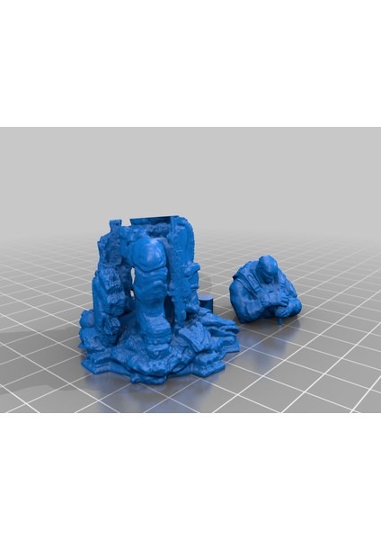Gears Of Wars Marcus Fenix Heykel Remiks (Sadece Plastik Aparattır!!!) 3D fiyatları