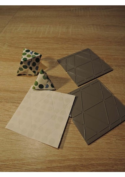 Origami Press - Modüler Üçgen Yüzler Birimi (Sadece Plastik Aparattır!!!) 3D fiyatları