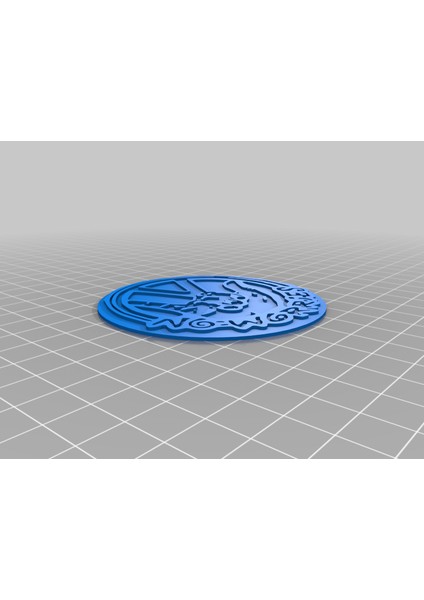 Rozet "vw Endişe Yok" (Sadece Plastik Aparattır!!!) 3D modelleri