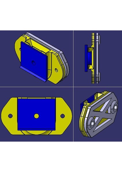 Dslr Veya Herhangi Bir Kamera Desteği - Refleks Veya Diğer Kamera Desteği (Sadece Plastik Aparattır!!!) 3D
