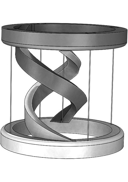 Tensegrity - Spiral (Sadece Plastik Aparattır!!!) 3D fırsatları