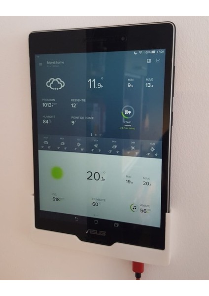 Asus Zenpad S 8.0 (Z580C/CA) Tablet Duvar Montajı (Sadece Plastik Aparattır!!!) 3D