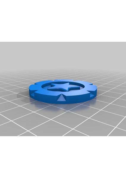 Yıldız Para / Yıldız Madeni Para (Sadece Plastik Aparattır!!!) 3D