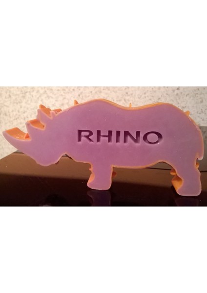Rhino Sabun Kalıbı (Sadece Plastik Aparattır!!!) 3D