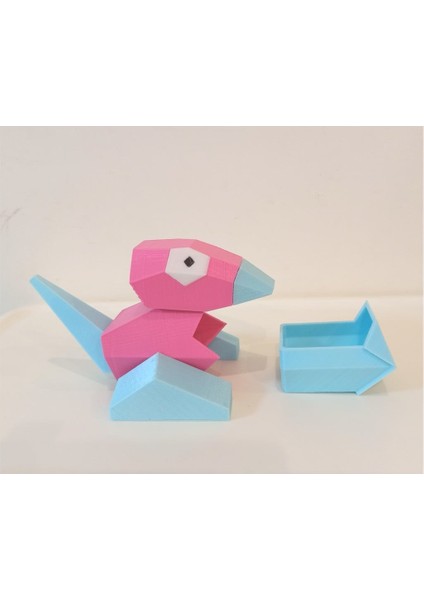 Porygon - Küçük Bir Kutu (Eklemli) (Sadece Plastik Aparattır!!!) 3D
