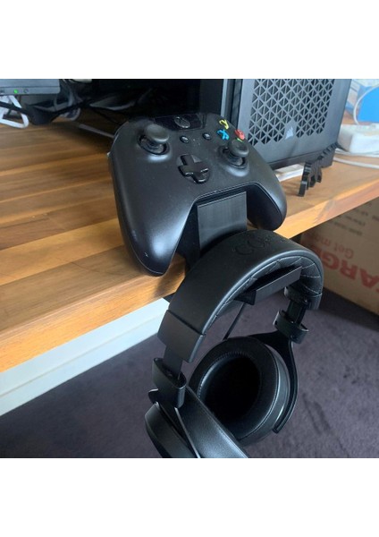 Kulaklık ve Xbox Kumanda Askısı (Sadece Plastik Aparattır!!!) 3D