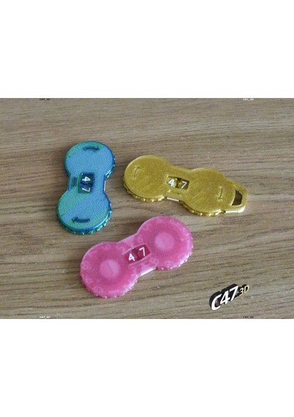 Düz Yaşam/skor Sayacı V2 (Sadece Plastik Aparattır!!!) 3D indirimleri