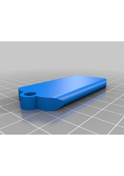 Keychain (Boş), En Sevdiğiniz Editörle Istediğinizi Ekleyebilir (Sadece Plastik Aparattır!!!) 3D