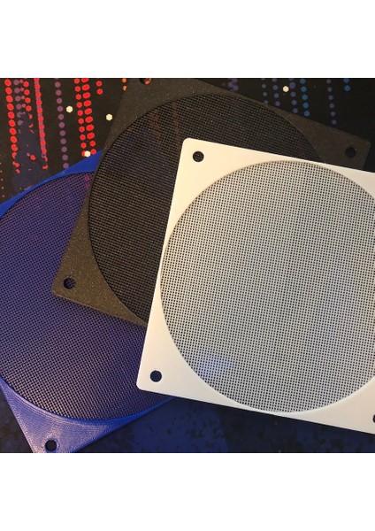120MM Fan Kapağı / Örgü Filtresi (Sadece Plastik Aparattır!!!) 3D