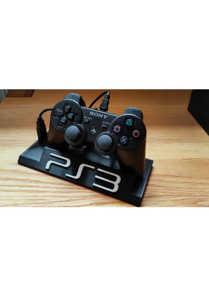 Ps3 Logosu ile Ps3 Dualshock Denetleyici Stand (Sadece Plastik Aparattır!!!) 3D fiyatları