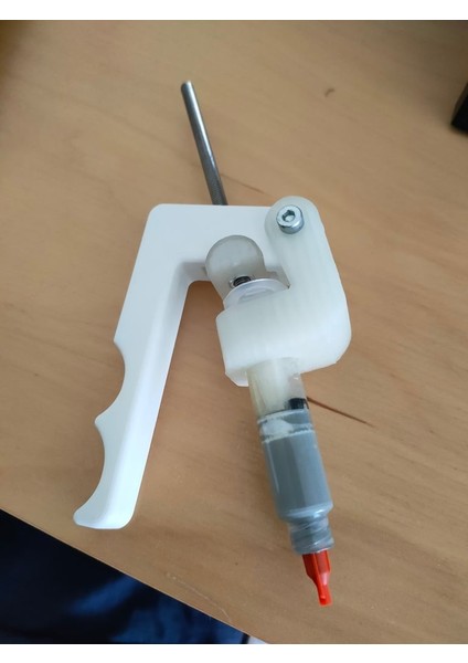 Lehim Macun Şırınga Dağıtıcısı (Sadece Plastik Aparattır!!!) 3D