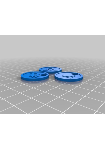 Kripto Alışveriş Sepeti Paraları (Sadece Plastik Aparattır!!!) 3D