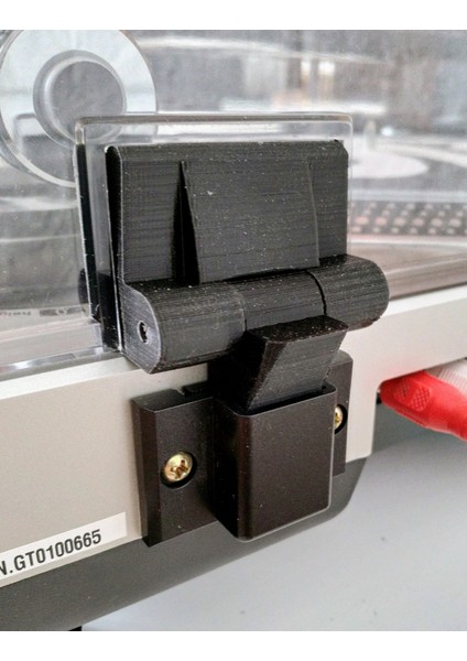 Turntable Toz Kapağı Menteşesi (Gemini PT-2100, XL-BD40, XL-DD50 ve Muhtemelen Diğerleri İçin) (Sadece Plastik Aparattır) 3D fiyatları