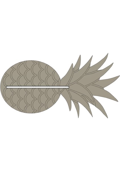 Ananas Diş Macunu Fışkırtısı (Sadece Plastik Aparattır) 3D fırsatları