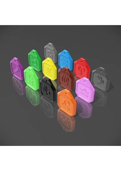 Astrolojik Işaretler (Sadece Plastik Aparattır) 3D fiyatları