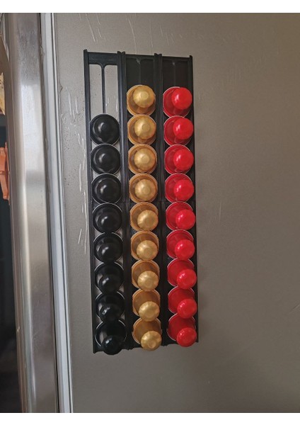 Nespresso Kapsül Tutucu - Manyetik Duvar Versiyonu (Sadece Plastik Aparattır) 3D fiyatları