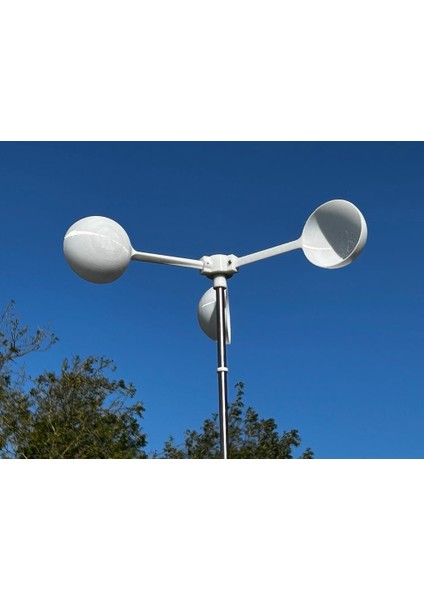 Rulo Sokan Yatağı ile Modüler Anemometre (Sadece Plastik Aparattır) 3D